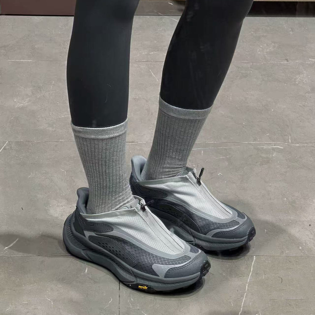 HOKA ONE ONE Unisex Trail Running Shoes Waterproof Hiking Sneakers Thick Sole Outdoor Trainers All‑Terrain Footwear
