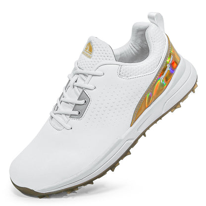 Thestron Men's Big Size Golf Shoes | Spikeless Training Shoes UK 6-13 | All-Season Casual Golf Sneakers | 2001