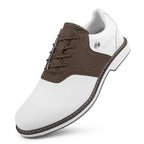 Thestron K05 Men's Brogue Style Golf Shoes | Water-Resistant Leather Spikeless Shoes | Business Casual Golf & Leisure Footwear | K05