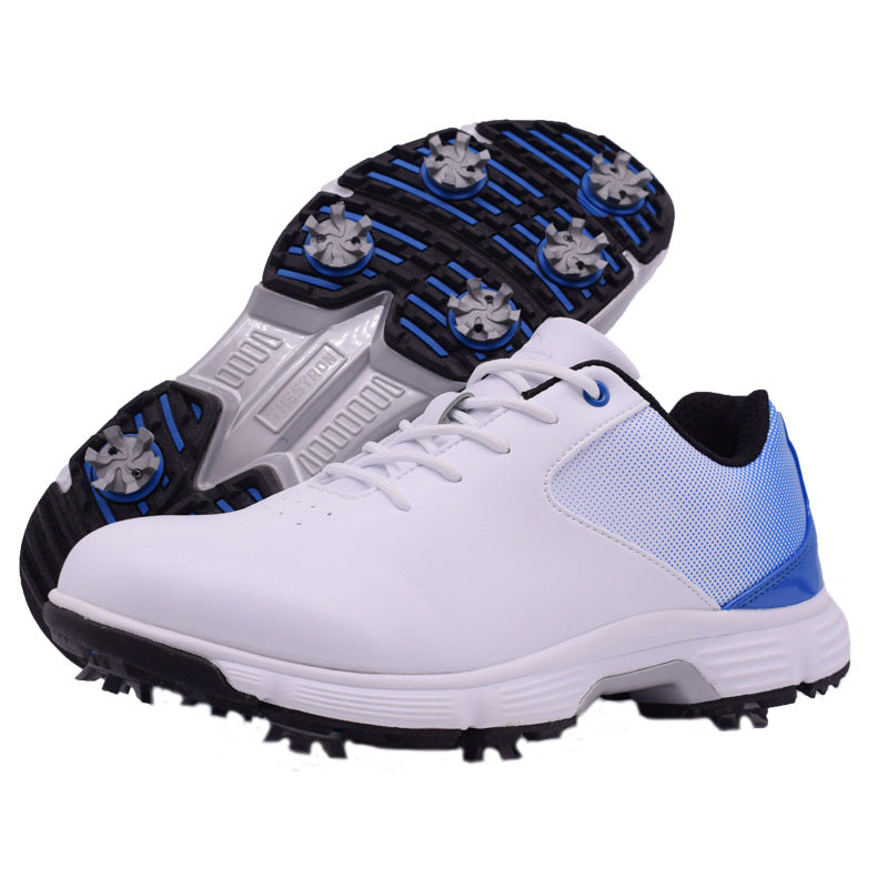 Thestron Waterproof Golf Shoes | Big Size Spiked Training Shoes | All-Weather Performance & Casual Footwear | T616