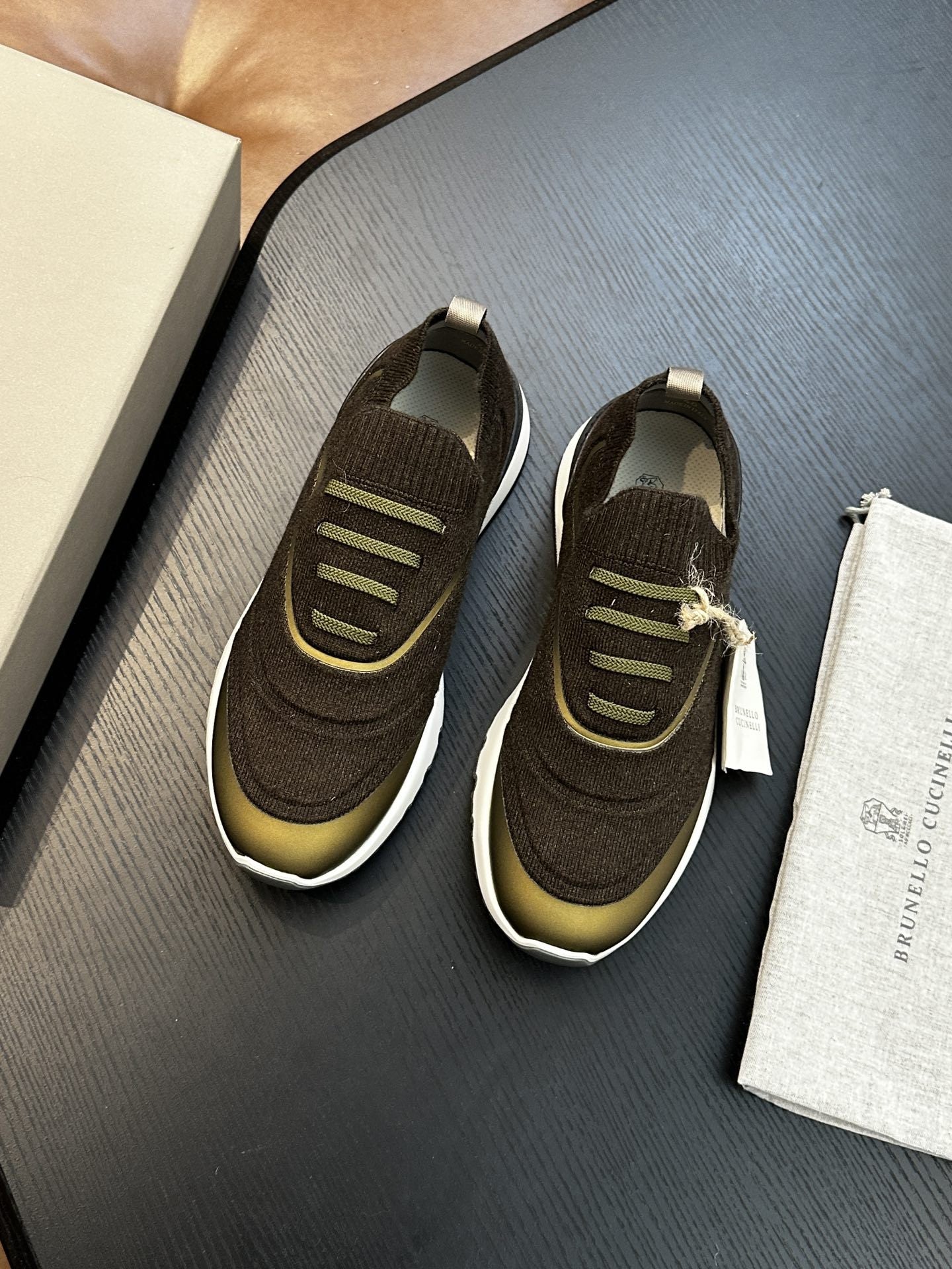 Men's Genuine Leather & Mesh  Breathable Shoes Travel Comfort Insole Slip-On Trainers Casual Driving Boots