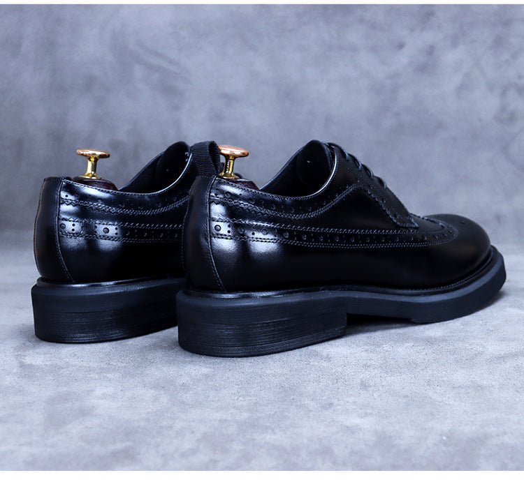 Men's Genuine Leather Dress Shoes | Premium Wedding & Business Formal Shoes - Elegant & Comfortable | 23558