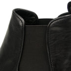 TELUOLU Men's Chelsea Boots | Premium Leather High-Top Boots | Chunky Sole British Retro Ankle Boots | 603-1