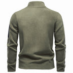 Men's Fleece-Lined Thermal Sweatshirt 2026 Autumn Outdoor Pullover Warm Sherpa Soft Top with Stand Collar