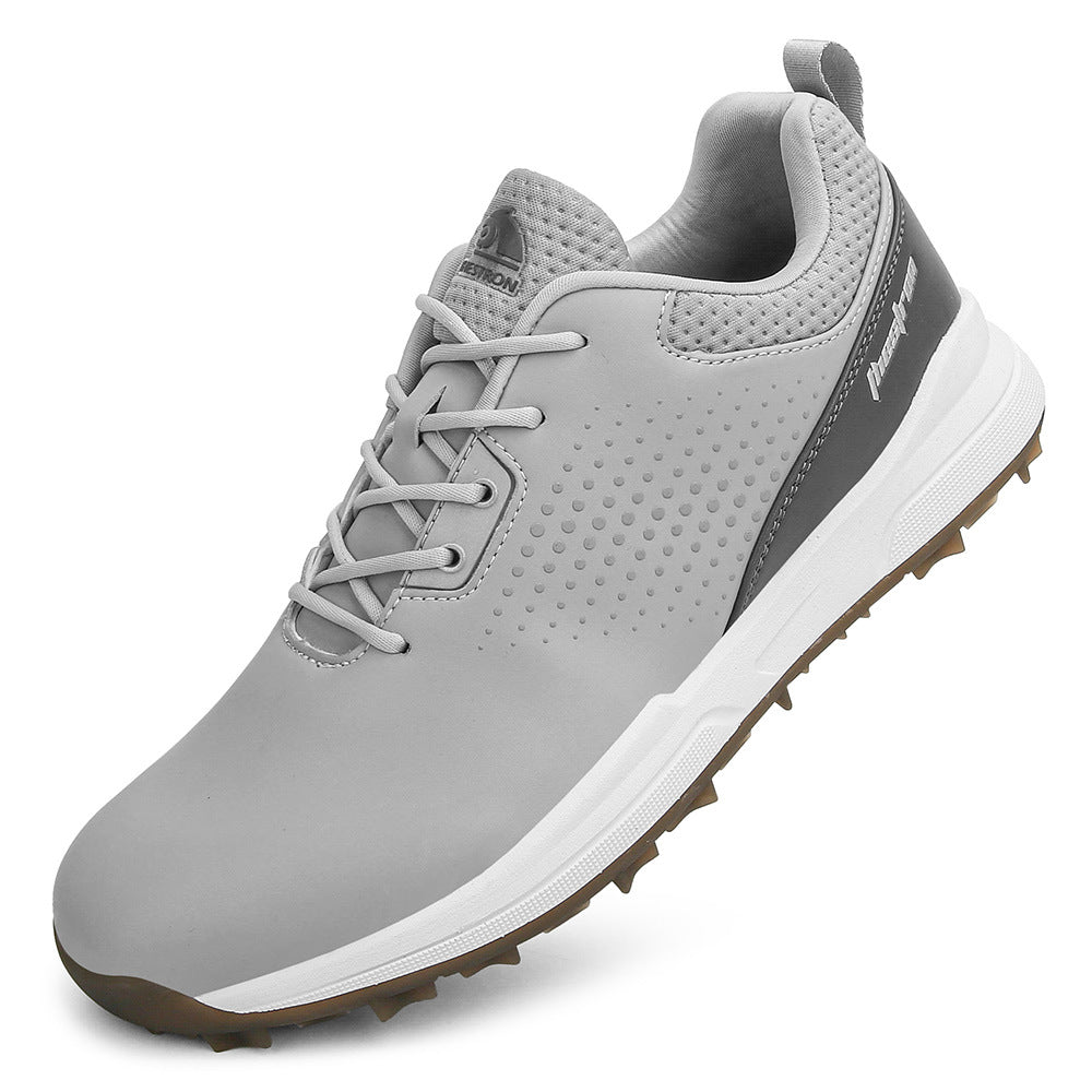 Thestron Men's Big Size Golf Shoes | Spikeless Training Shoes UK 6-13 | All-Season Casual Golf Sneakers | 2001