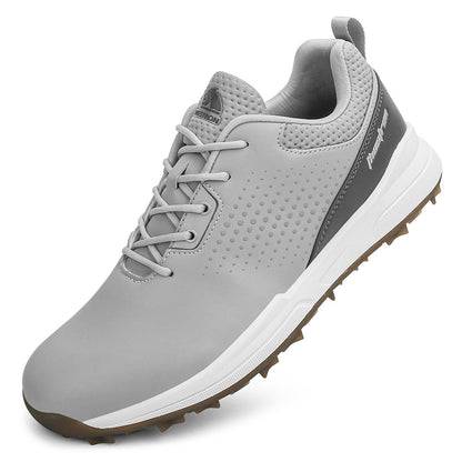 Thestron Men's Big Size Golf Shoes | Spikeless Training Shoes UK 6-13 | All-Season Casual Golf Sneakers | 2001