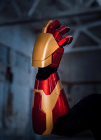 Iron Man MK42 Wearable Armor Arm | 1:1 Scale Voice & Remote Control Open/Close Gauntlet | LED Laser & Repulsor Effects | GTX001