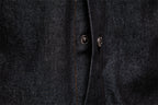 Men’s Washed Denim Shirt – Long Sleeve 100% Cotton Casual Button-Up Top | 6025