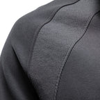 Men's Half-Zip Stand Collar Sweatshirt | 2026 Autumn Casual Pullover with Raglan Sleeves | Soft Cotton-Blend Fleece Top | HD3046