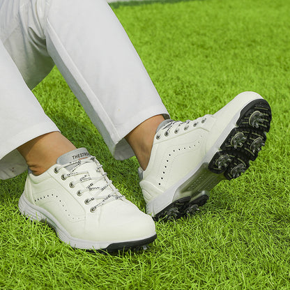 Thestron 716 Men's Big Size Spiked Golf Shoes | Size 39-49 (UK 6-14) | All-Terrain Performance Footwear | 716