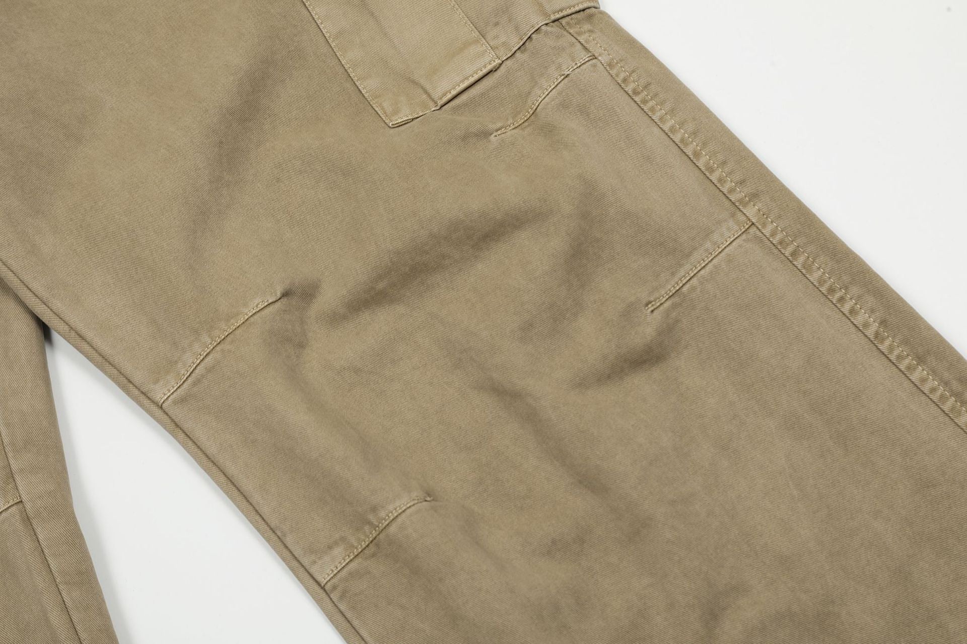 11KN American Vintage Cargo Pants | Distressed Khaki Work Pants | Slimming Straight-Leg Relaxed Fit Trousers for Men & Women | AK3210868