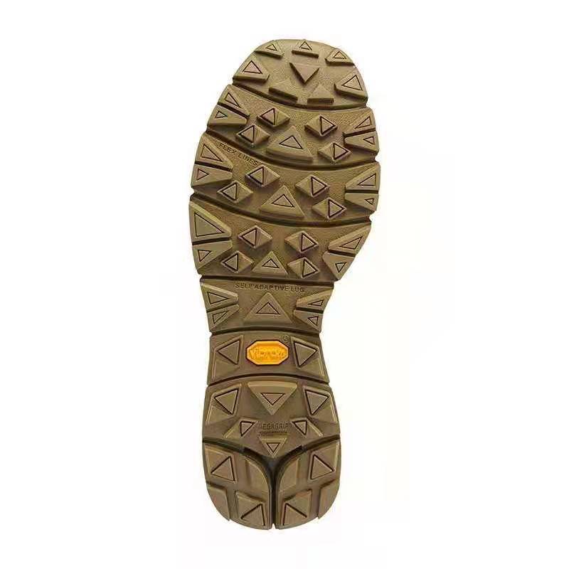 High-Top Desert Tactical Boots Waterproof Leather Suede Hiking Shoes with Gore-Tex & Vibram Sole Breathable Outdoor Trekking Footwear