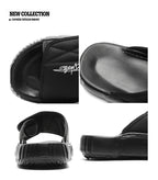 Men’s Suede Leather Fisherman Sandals | Outdoor Slide Slippers with Arch Support | Summer Beach Casual Shoes for Men | T98-1