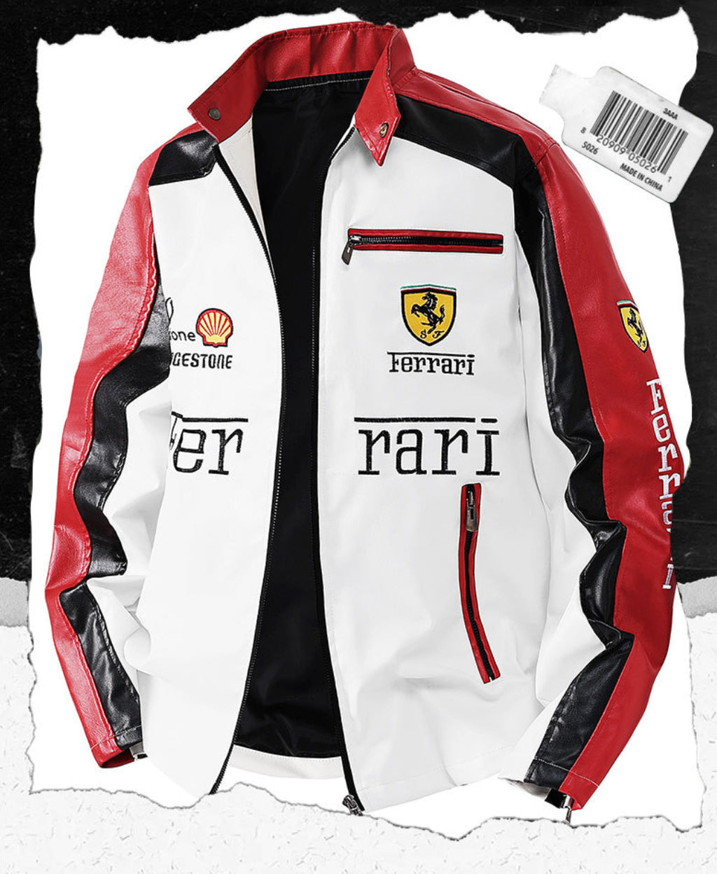 Men's PU Leather Moto Jacket | 2026 Korean Style Racing Coat | Waterproof Windproof Fleece-Lined Biker Outerwear