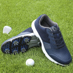 THESTRON Men's Big Size Waterproof Golf Shoes | Spiked Athletic Sneakers Size US 7-15 | T615