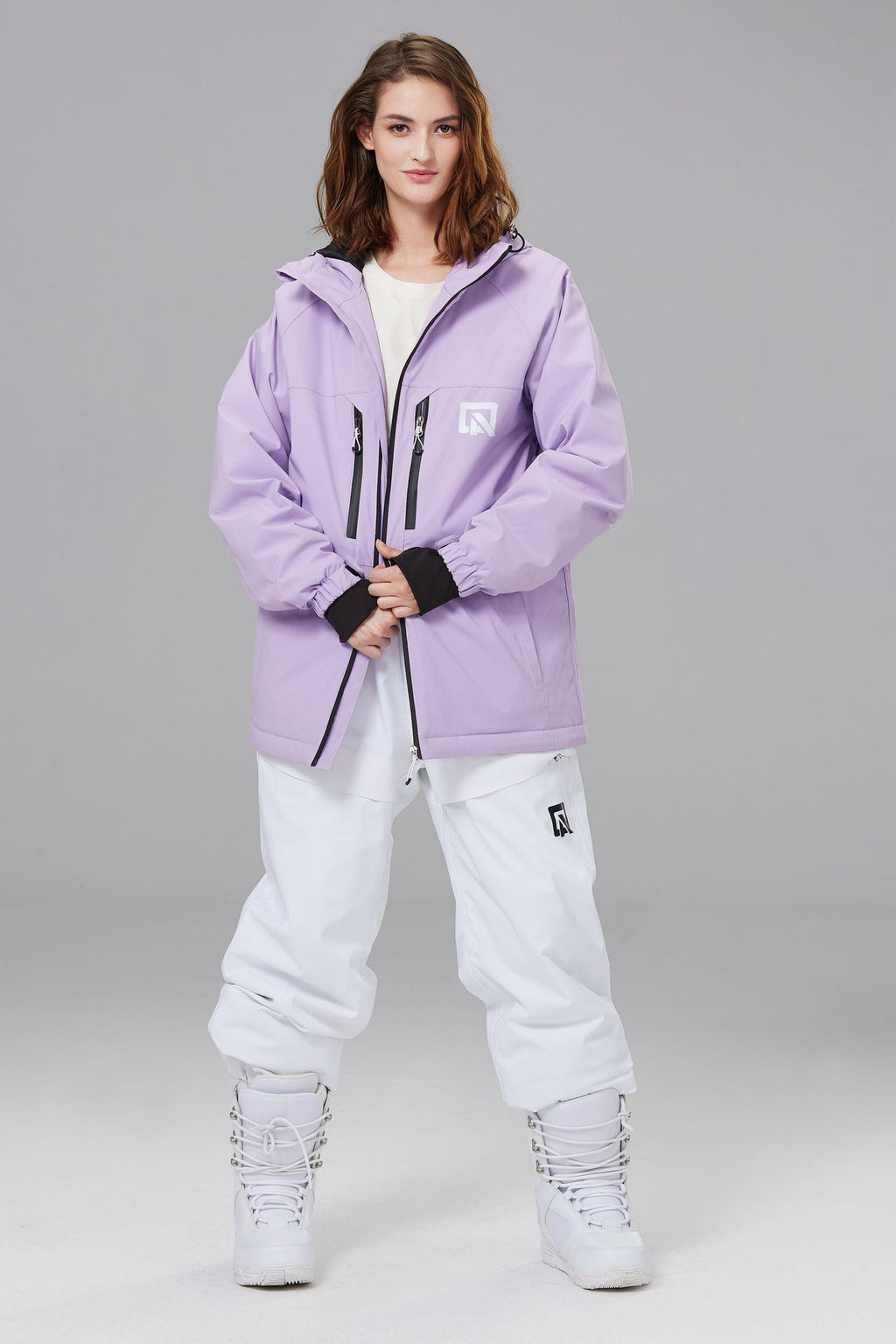 Unisex Ski Jacket 15000mm Waterproof Snowboard & Alpine Ski Wear Plus Size Insulated Snowsuit | 406