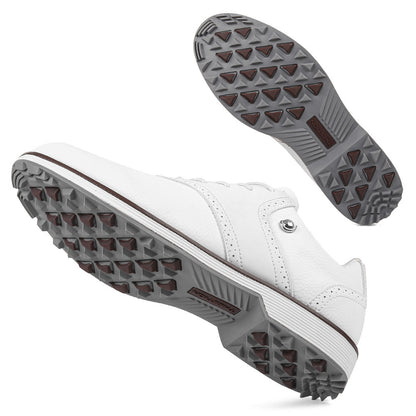 Thestron K05 Men's Brogue Style Golf Shoes | Water-Resistant Leather Spikeless Shoes | Business Casual Golf & Leisure Footwear | K05