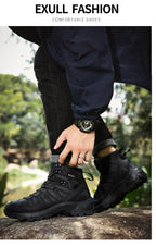 Tactical Combat Boots | Waterproof Breathable Military Hiking Boots | High-Top Climbing & Training Footwear | TRK888
