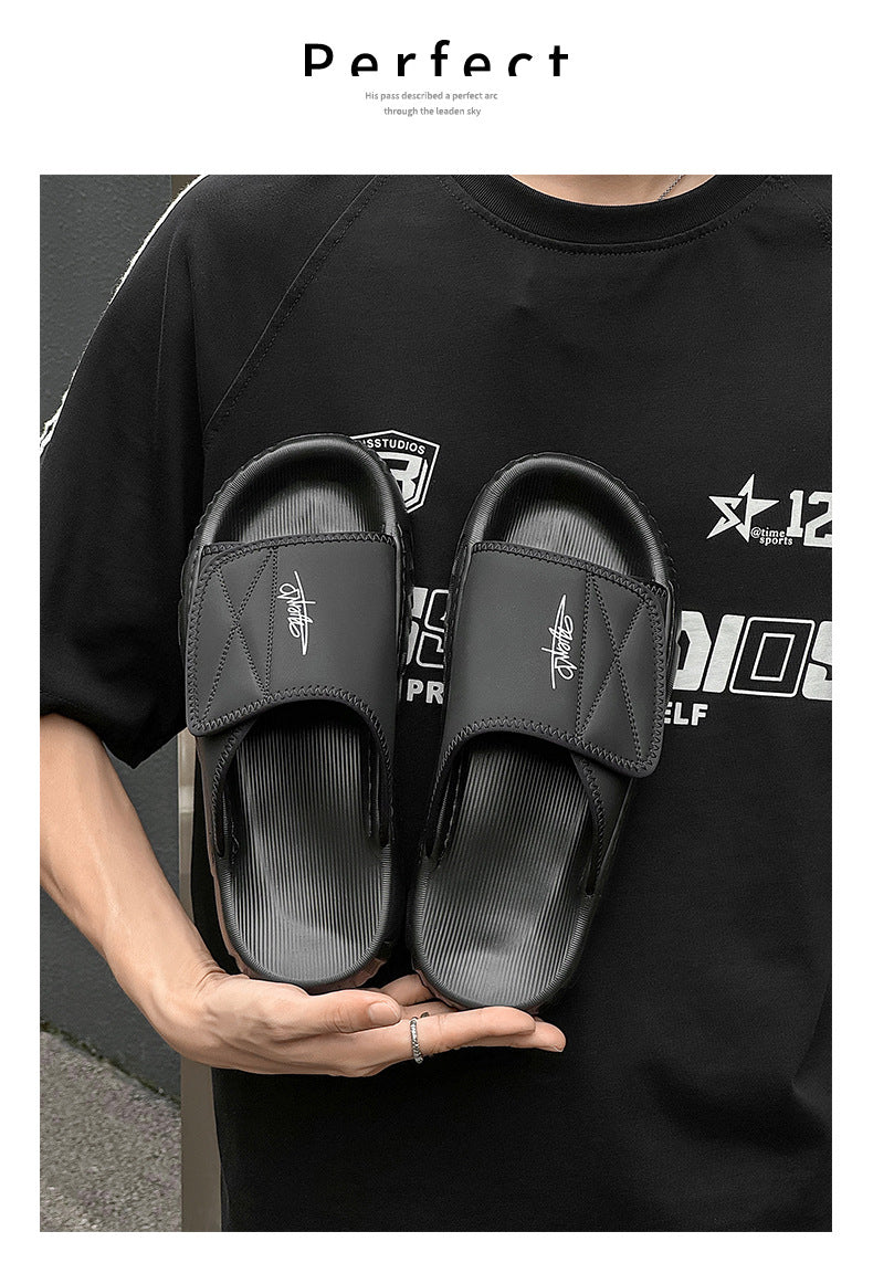 Men’s Suede Leather Fisherman Sandals | Outdoor Slide Slippers with Arch Support | Summer Beach Casual Shoes for Men | T98-1