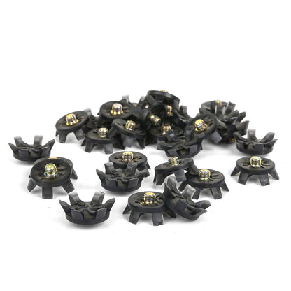 THESTRON Universal Golf Shoe Cleat Wrench & 4-Color TPU Replacement Spikes Kit | D-909