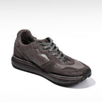 BRIGHT FEATHER Italian Handmade Men's Horsehide Derby Shoes | Vintage Distressed Thick Sole Genuine Leather Trainers