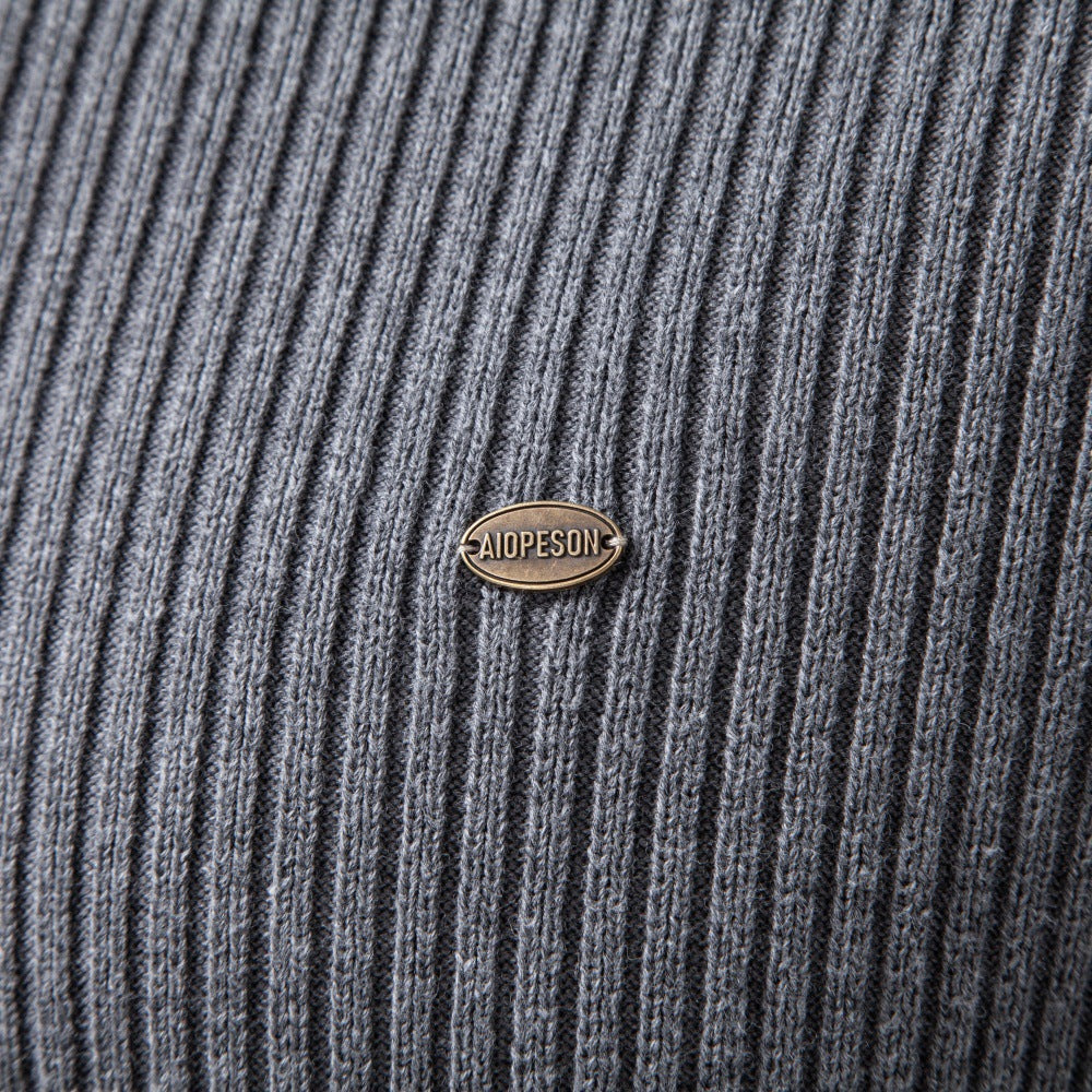 Men's Half-Zip Stand Collar Knit Sweater | 2026 Winter Business Casual Pullover | Warm Cotton-Blend Jumper | SW258