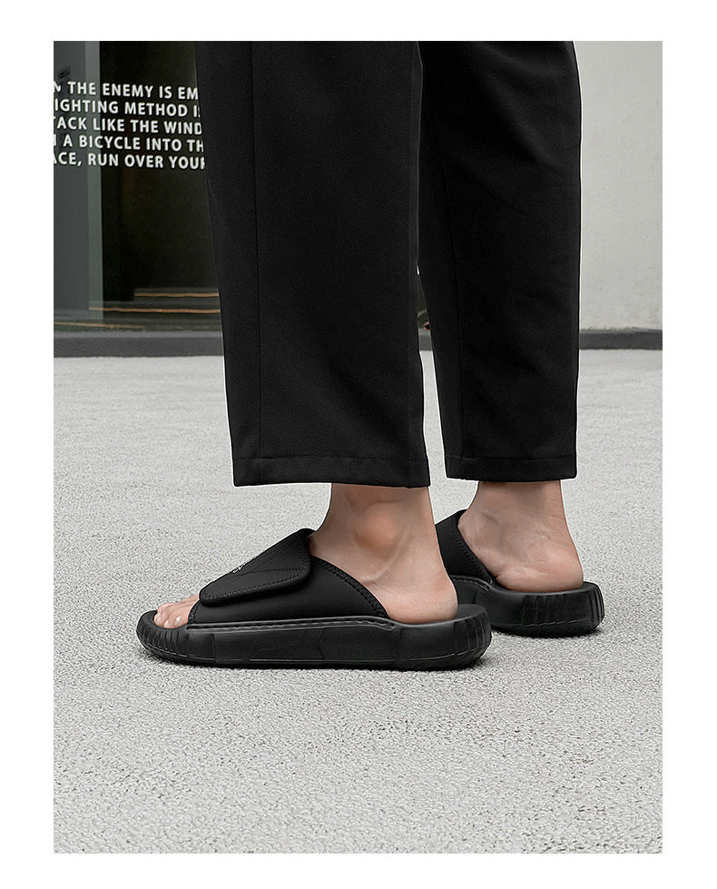 Men’s Suede Leather Fisherman Sandals | Outdoor Slide Slippers with Arch Support | Summer Beach Casual Shoes for Men | T98-1