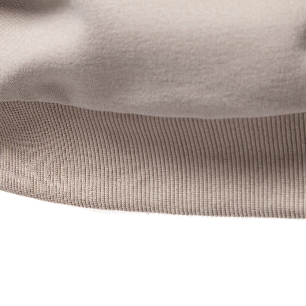 Men's Half-Zip Stand Collar Sweatshirt | 2026 Autumn Casual Pullover with Raglan Sleeves | Soft Cotton-Blend Fleece Top | HD3046