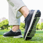 THESTRON Men's Spikeless Golf Shoes Big Size Training & Casual Golf Sneakers All-Season Breathable Footwear | 718