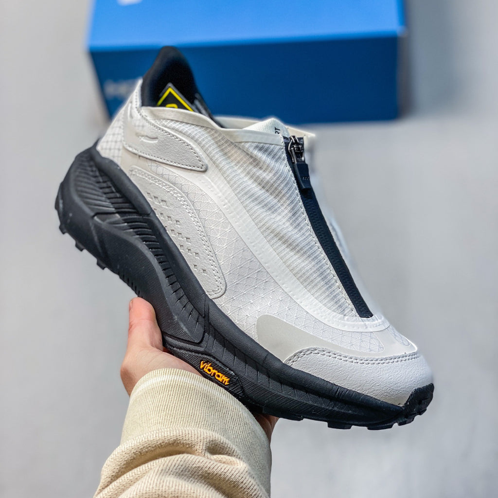 HOKA ONE ONE Unisex Trail Running Shoes Waterproof Hiking Sneakers Thick Sole Outdoor Trainers All‑Terrain Footwear