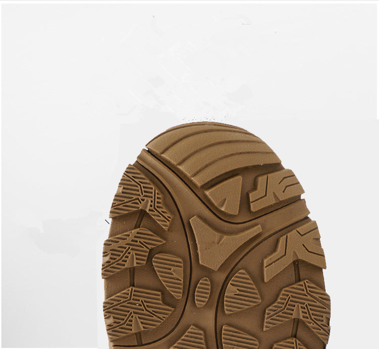 Mid-Low Tactical Combat Boots | Outdoor Desert Hiking Shoes for Men & Women | All-Terrain Camping Trekking Footwear | 054