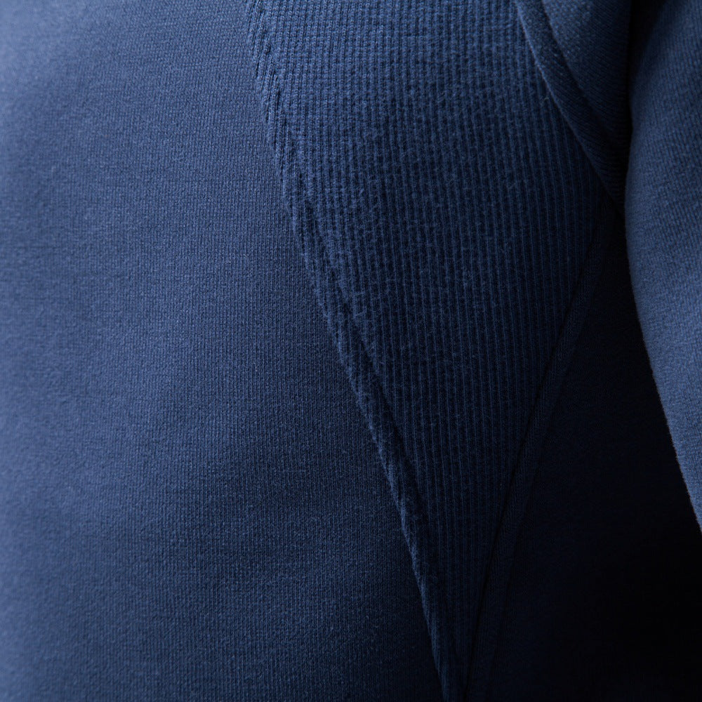 Men's Half-Zip Stand Collar Sweatshirt | 2026 Autumn Casual Pullover with Raglan Sleeves | Soft Cotton-Blend Fleece Top | HD3046