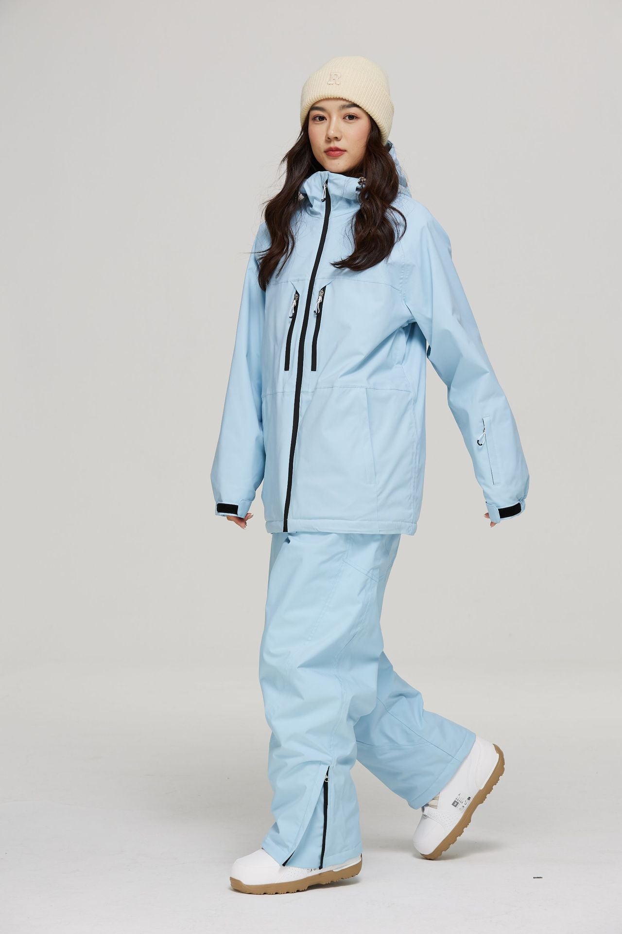 Unisex Ski Jacket 15000mm Waterproof Snowboard & Alpine Ski Wear Plus Size Insulated Snowsuit | 406