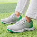 Thestron Waterproof Golf Shoes | Big Size Spiked Training Shoes | All-Weather Performance & Casual Footwear | T616