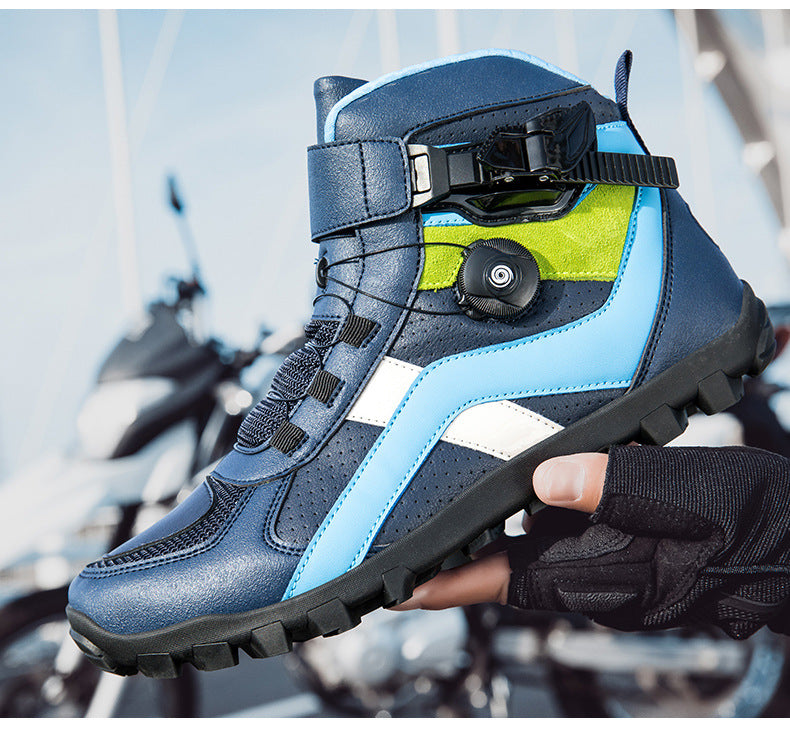 Motorcycle Riding Shoes | Unisex All-Season Urban Street Bike Boots | Casual Biker Sneakers | JC-1988