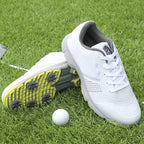 THESTRON Men's Big Size Waterproof Golf Shoes | Spiked Athletic Sneakers Size US 7-15 | T615