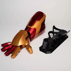 Iron Man MK42 Wearable Armor Arm | 1:1 Scale Voice & Remote Control Open/Close Gauntlet | LED Laser & Repulsor Effects | GTX001