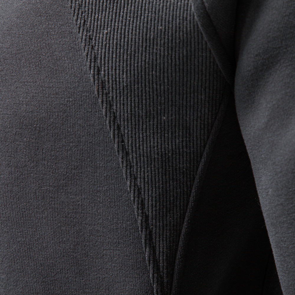 Men's Half-Zip Stand Collar Sweatshirt | 2026 Autumn Casual Pullover with Raglan Sleeves | Soft Cotton-Blend Fleece Top | HD3046