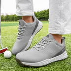 Thestron Men's Big Size Golf Shoes | Spikeless Training Shoes UK 6-13 | All-Season Casual Golf Sneakers | 2001
