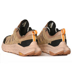 ECAF HTRON EHT Men‘s Genuine Leather Hiking Boots Thick Sole Outdoor Trail Shoes Anti-Slip & Breathable Trekking Trainers