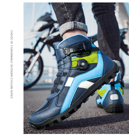 Motorcycle Riding Shoes | Unisex All-Season Urban Street Bike Boots | Casual Biker Sneakers | JC-1988