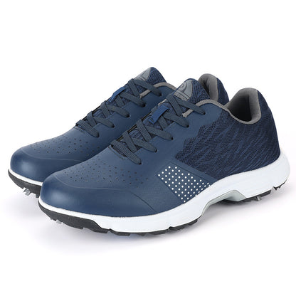 THESTRON Men's Big Size Waterproof Golf Shoes | Spiked Athletic Sneakers Size US 7-15 | T615