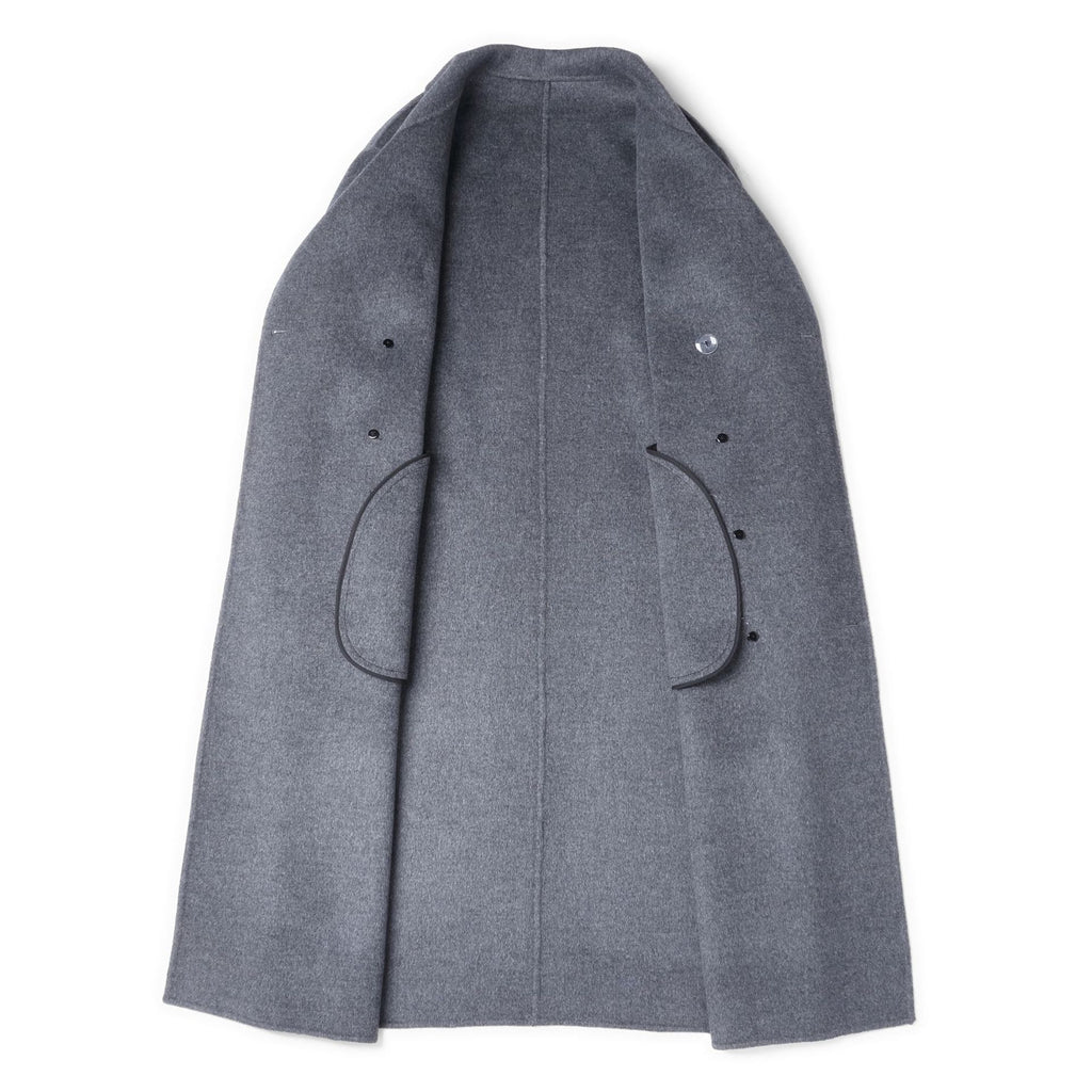 100% Wool Double-Faced Long Overcoat | Men’s Premium Knee-Length Wool Coat | Tailored Business & Casual Outerwear | 86713