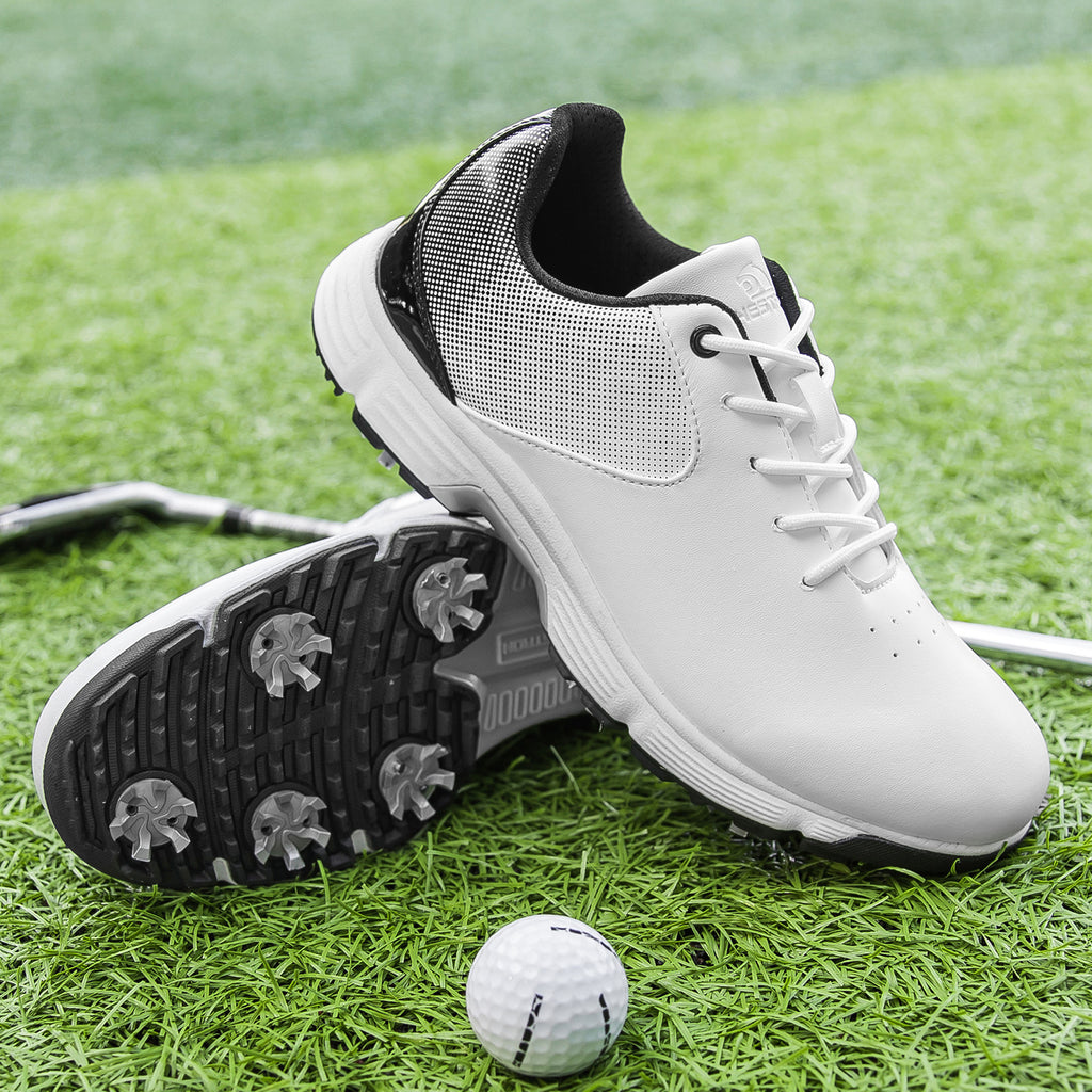 Thestron Waterproof Golf Shoes | Big Size Spiked Training Shoes | All-Weather Performance & Casual Footwear | T616