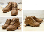 Mid-Low Tactical Combat Boots | Outdoor Desert Hiking Shoes for Men & Women | All-Terrain Camping Trekking Footwear | 054