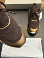 Men's Genuine Leather & Mesh  Breathable Shoes Travel Comfort Insole Slip-On Trainers Casual Driving Boots