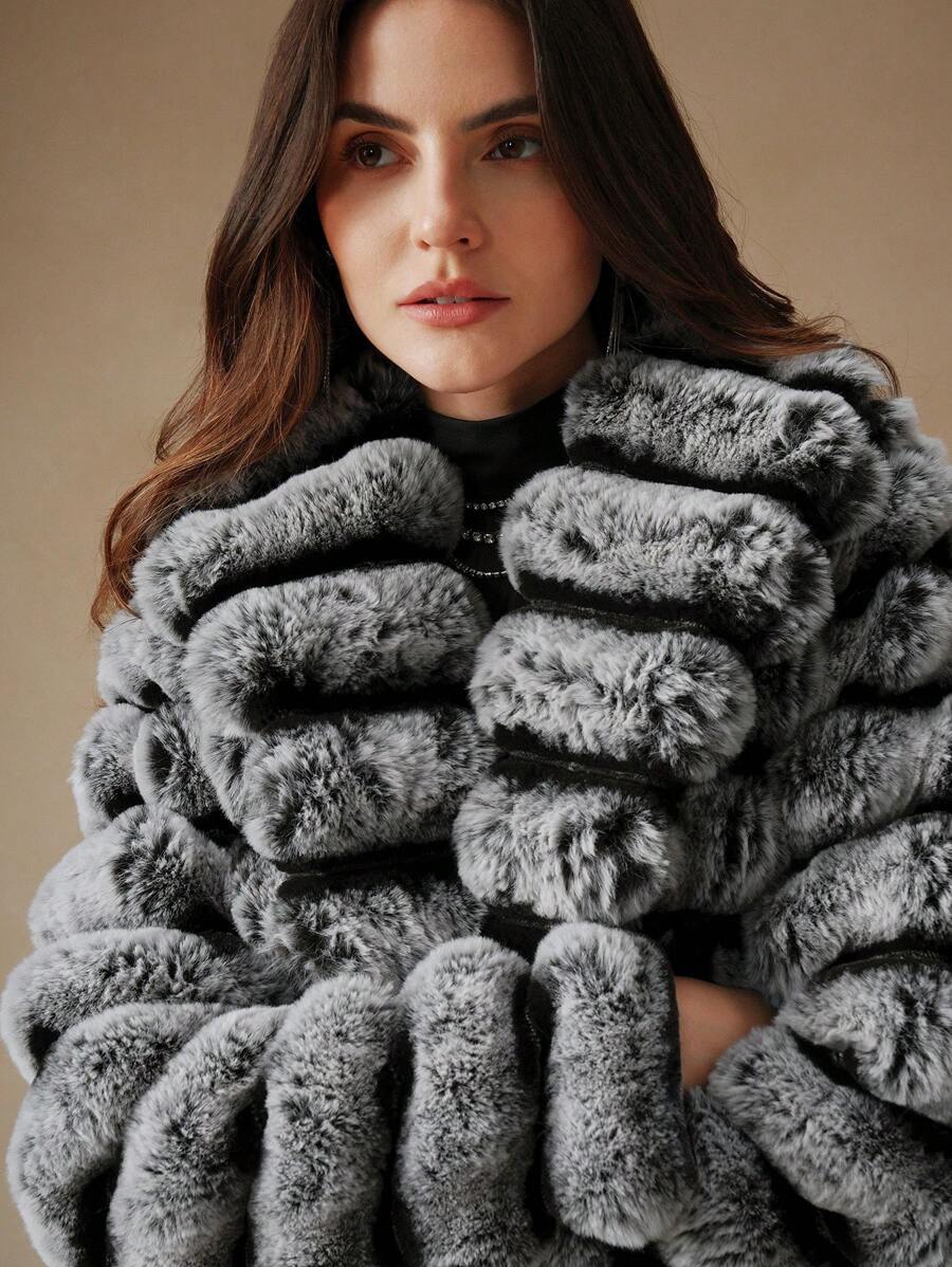 Cardi B Long Sleeve Cardigan Cropped Asymmetrical Knit Jacket Women's 3D Print Top