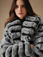 Cardi B Long Sleeve Cardigan Cropped Asymmetrical Knit Jacket Women's 3D Print Top