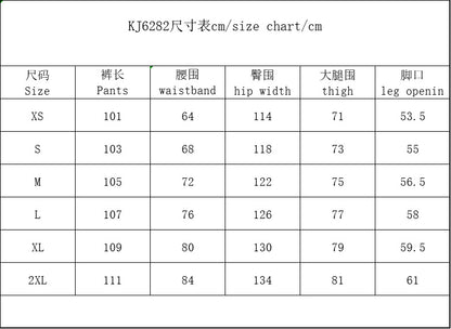 11KN Men's & Women's Cargo Pants | American Retro High-Street Wide-Leg Joggers | Multi-Pocket Loose Fit Trousers | KJ6282