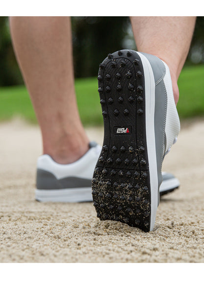 PGM Men's Waterproof Golf Shoes Spiked Athletic Sneakers All-Terrain Golf & Casual Footwear | XZ299